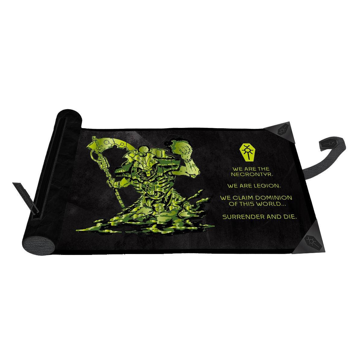 Ultra PRO Necrons Premium Foil Dice Scroll for Warhammer 40,000 – UP16560