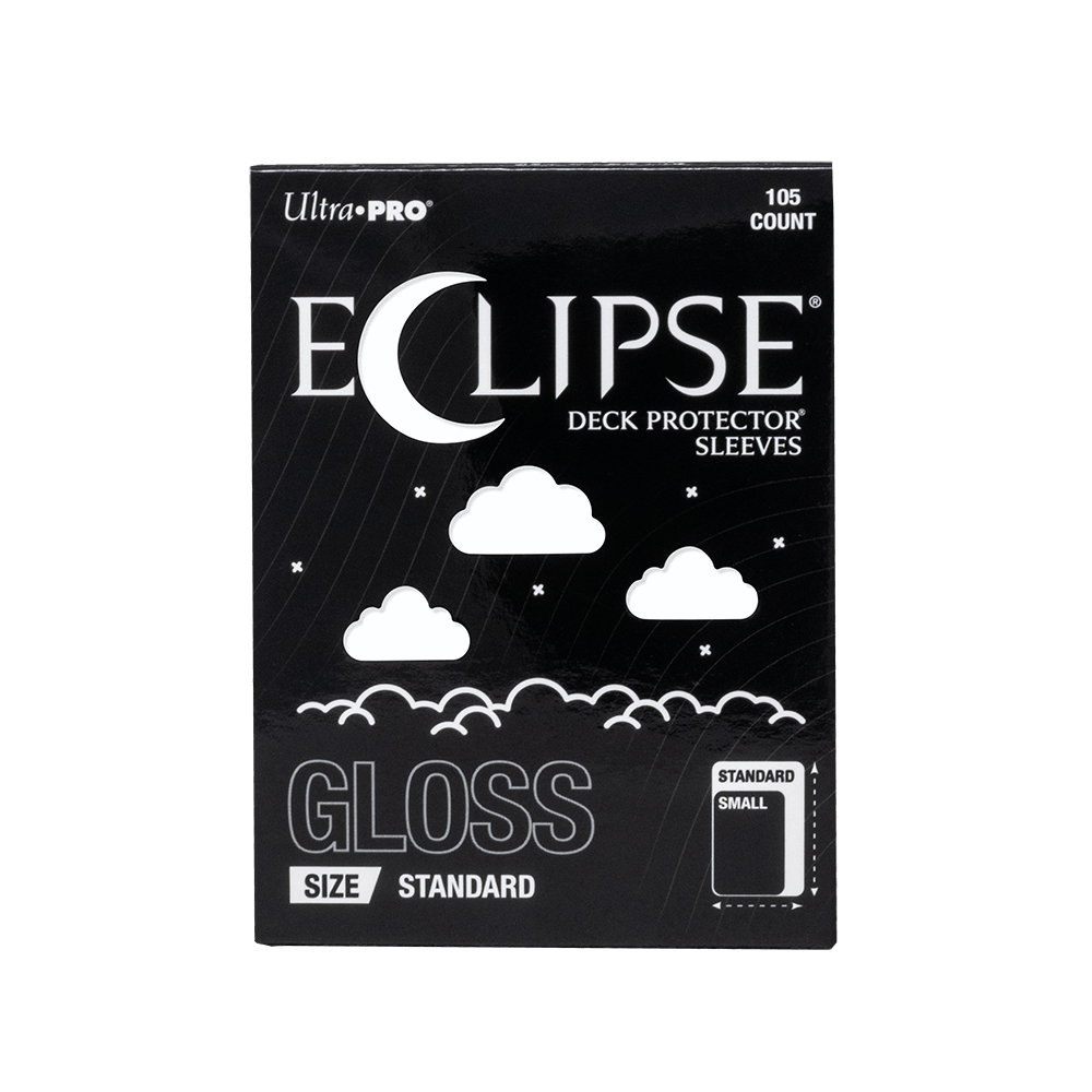 Ultra PRO ECLIPSE Gloss Standard Deck Protector Sleeves: Arctic White - 105ct – UP16701