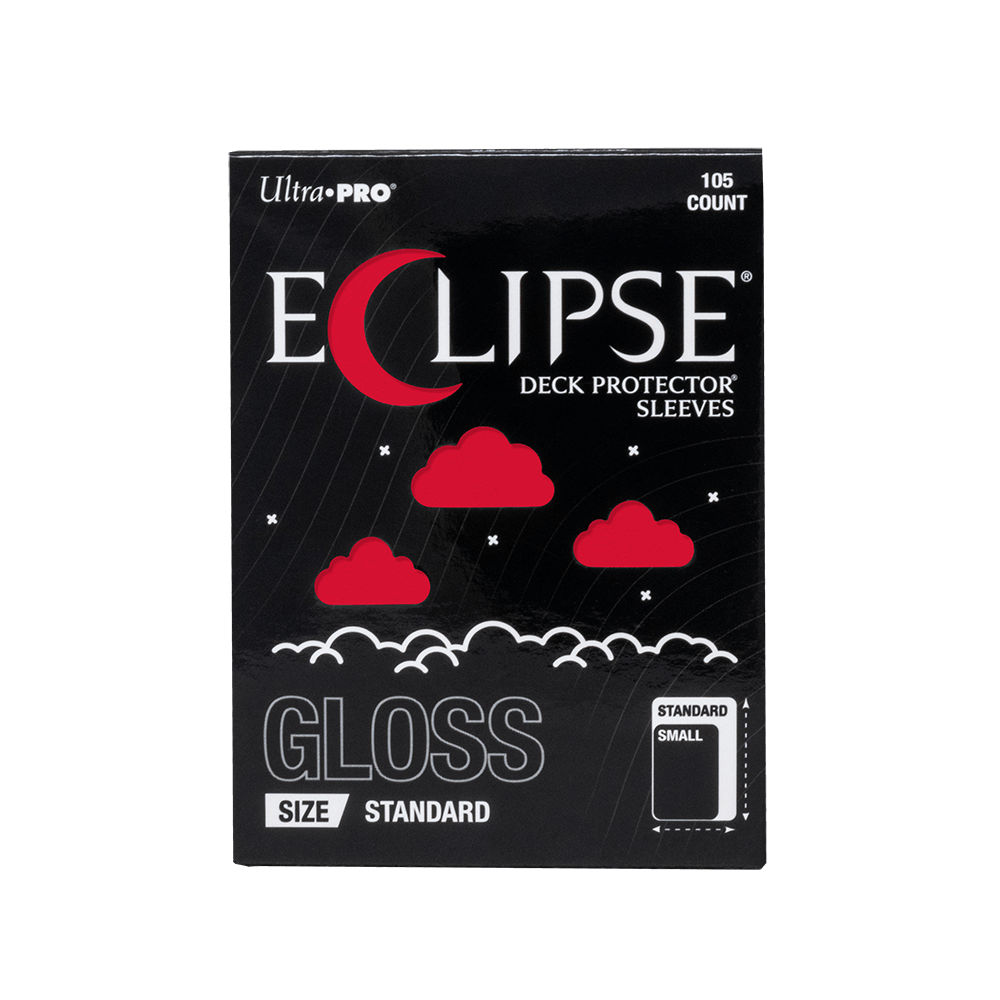 Ultra PRO ECLIPSE Gloss Standard Deck Protector Sleeves: Apple Red - 105ct – UP16704