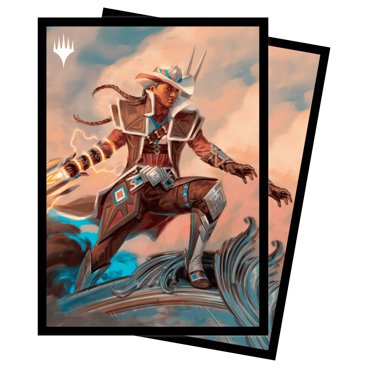 Ultra PRO Outlaws of Thunder Junction Annie Flash, The Veteran Key Art Deck Protector Sleeves (100ct) for Magic: The Gathering – UP38358