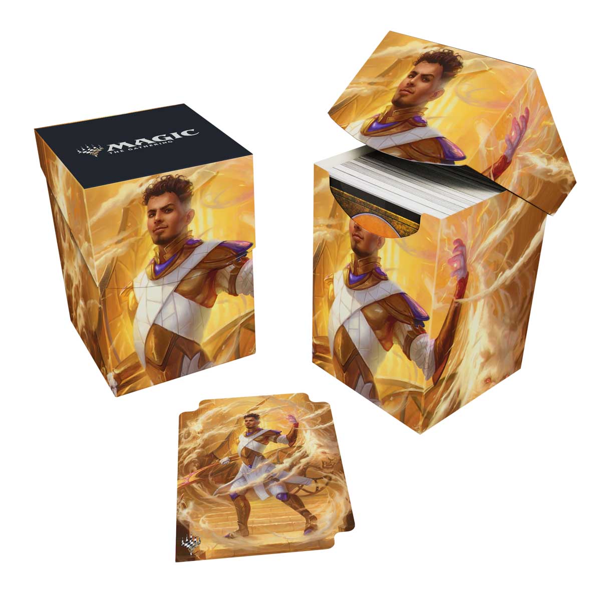 Ultra PRO Aetherdrift Basri, Tomorrow’s Champion 100+ DECK BOX for Magic: The Gathering – UP38671