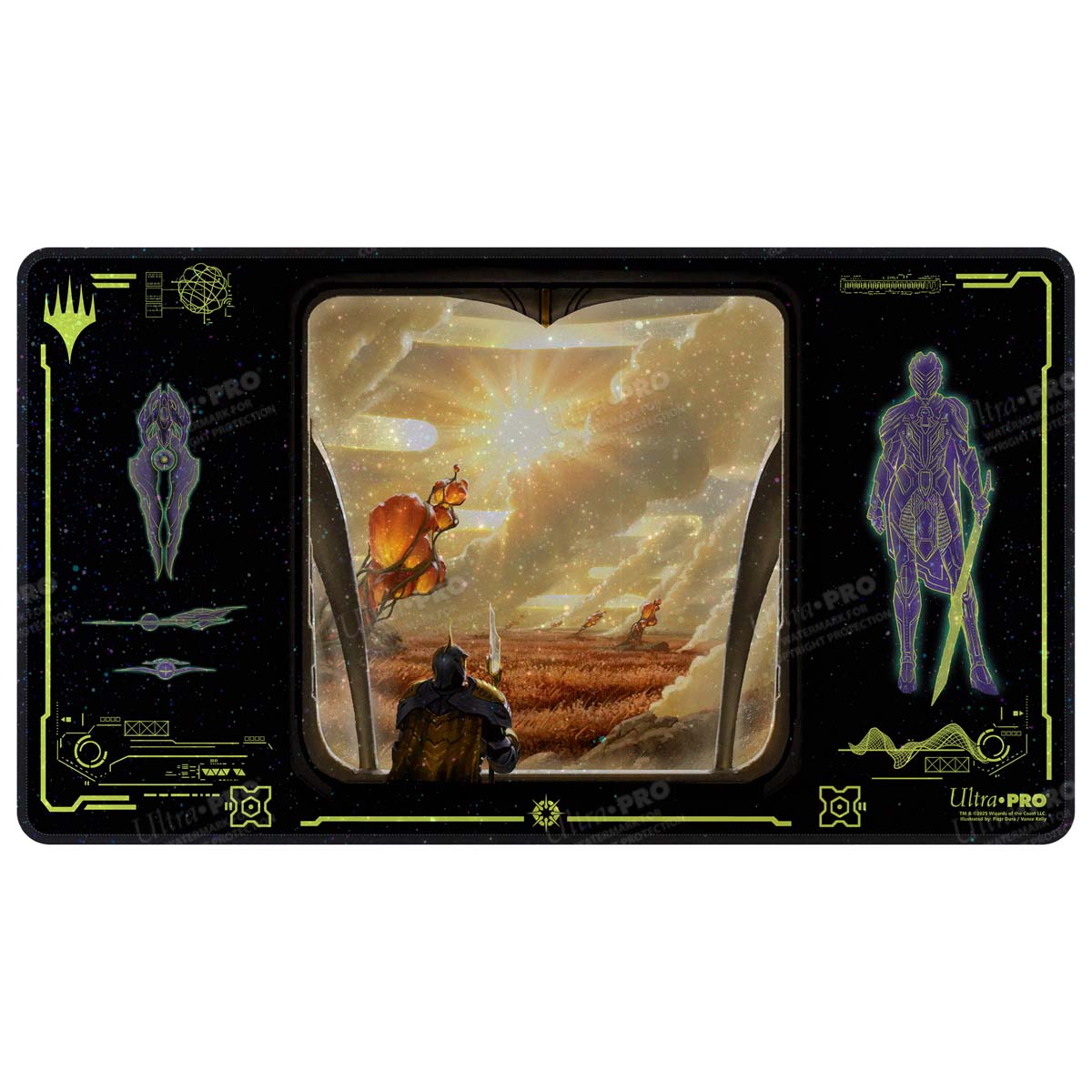 Ultra PRO Edge of Eternities Adagia, Windswept Bastion HOLOFOIL Playmat for Magic: The Gathering – UP38883