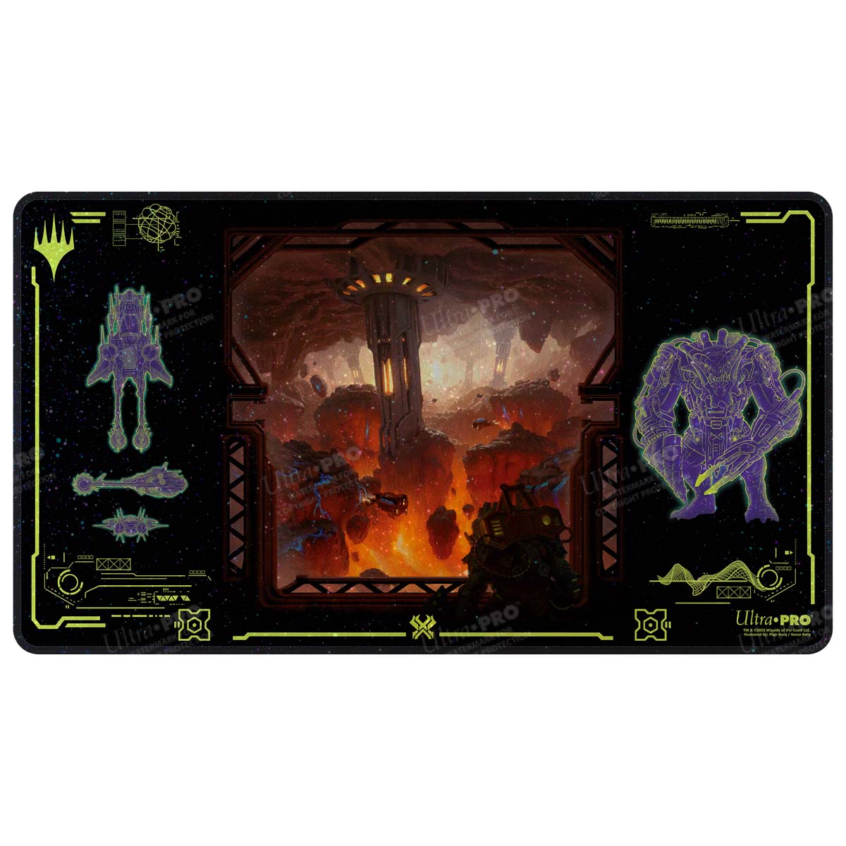 Ultra PRO Edge of Eternities Kavaron, Memorial World HOLOFOIL Playmat for Magic: The Gathering – UP38886