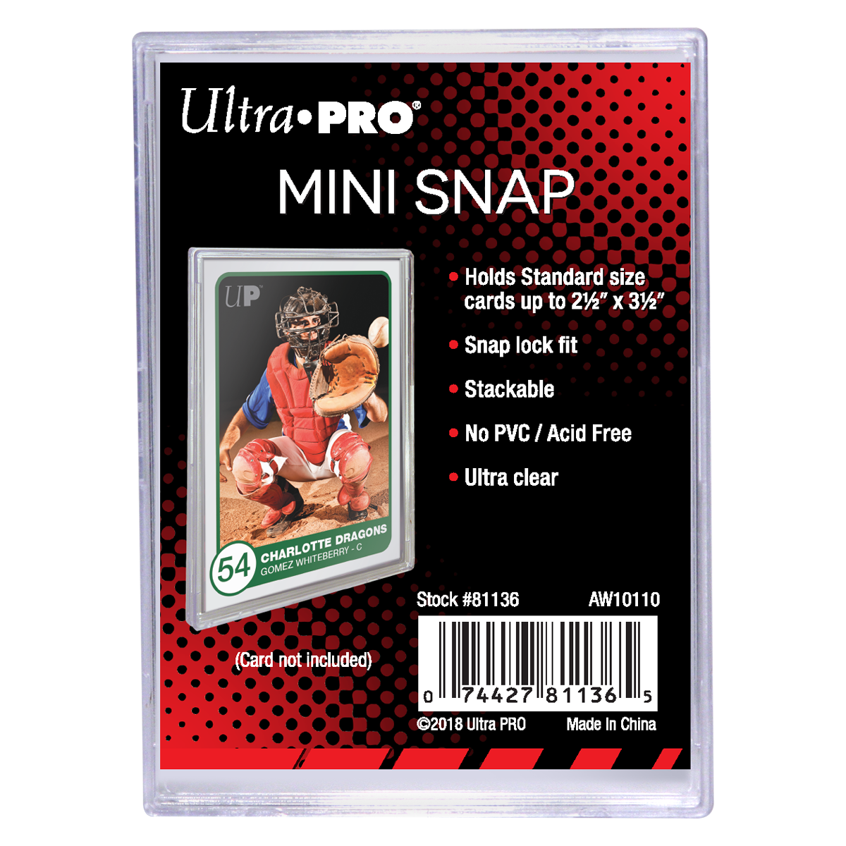 Ultra PRO MINI SNAP Card Holder – UP81136