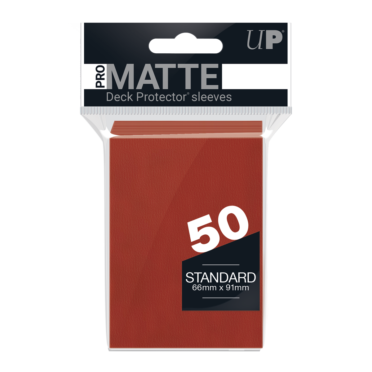 Ultra PRO PRO-Matte Standard Deck Protector Sleeves – Red / 50ct – UP82650