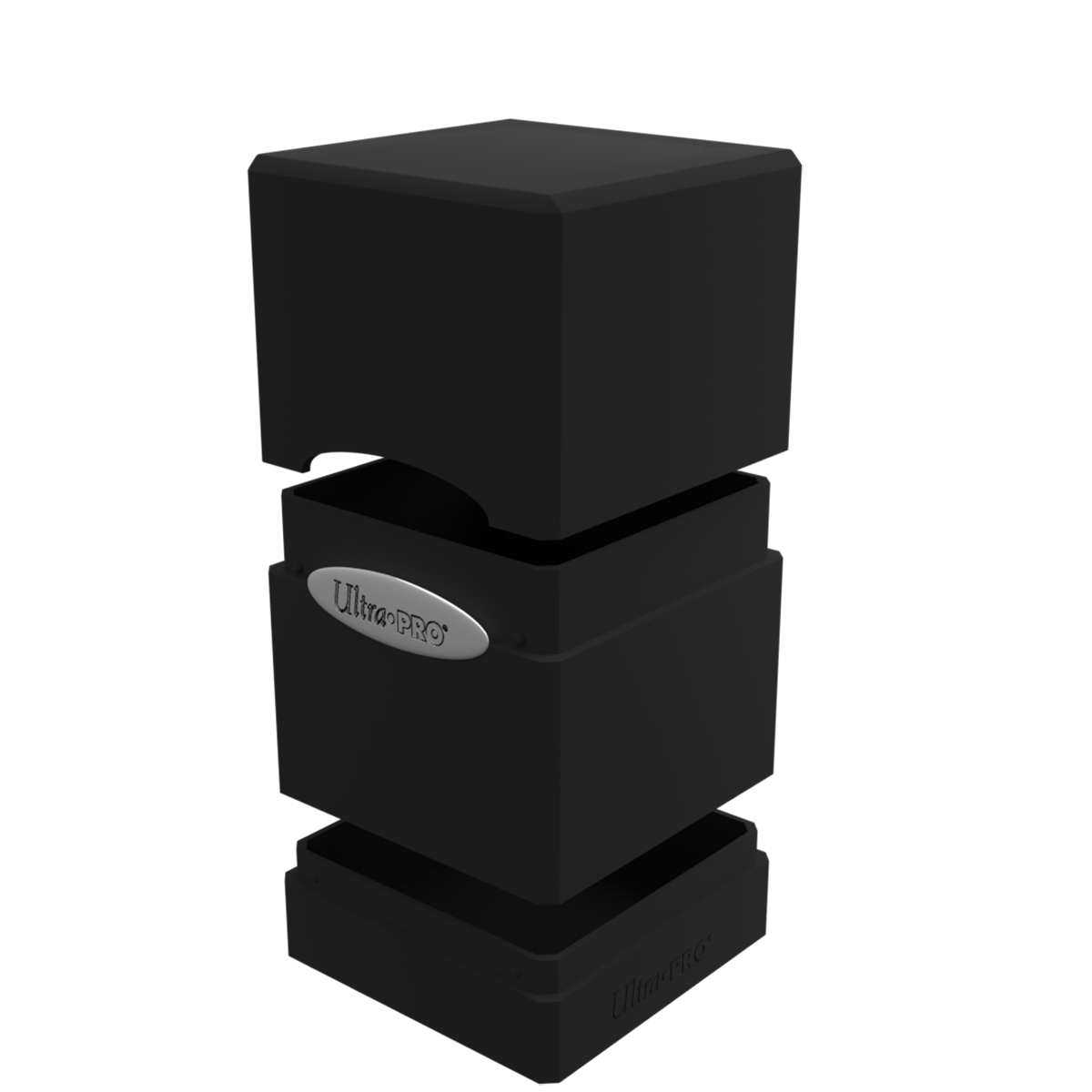 Ultra PRO Classic SATIN Tower DECK BOX – Jet Black – UP84173
