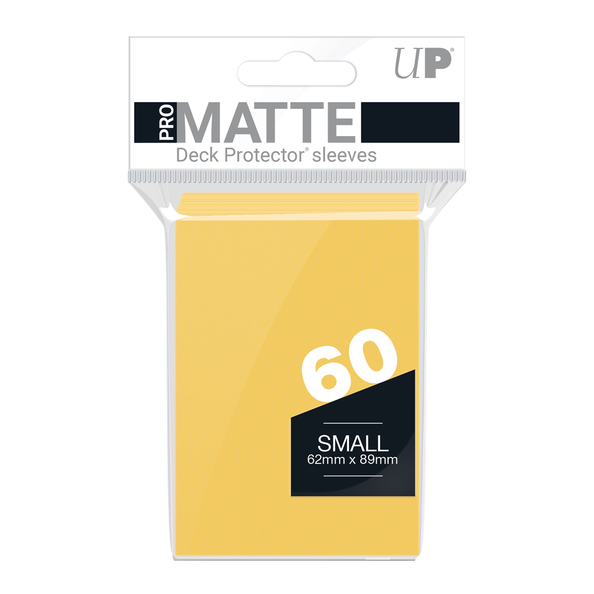 Ultra PRO PRO-Matte Small Deck Protector Sleeves (60ct) – Yellow – UP84268