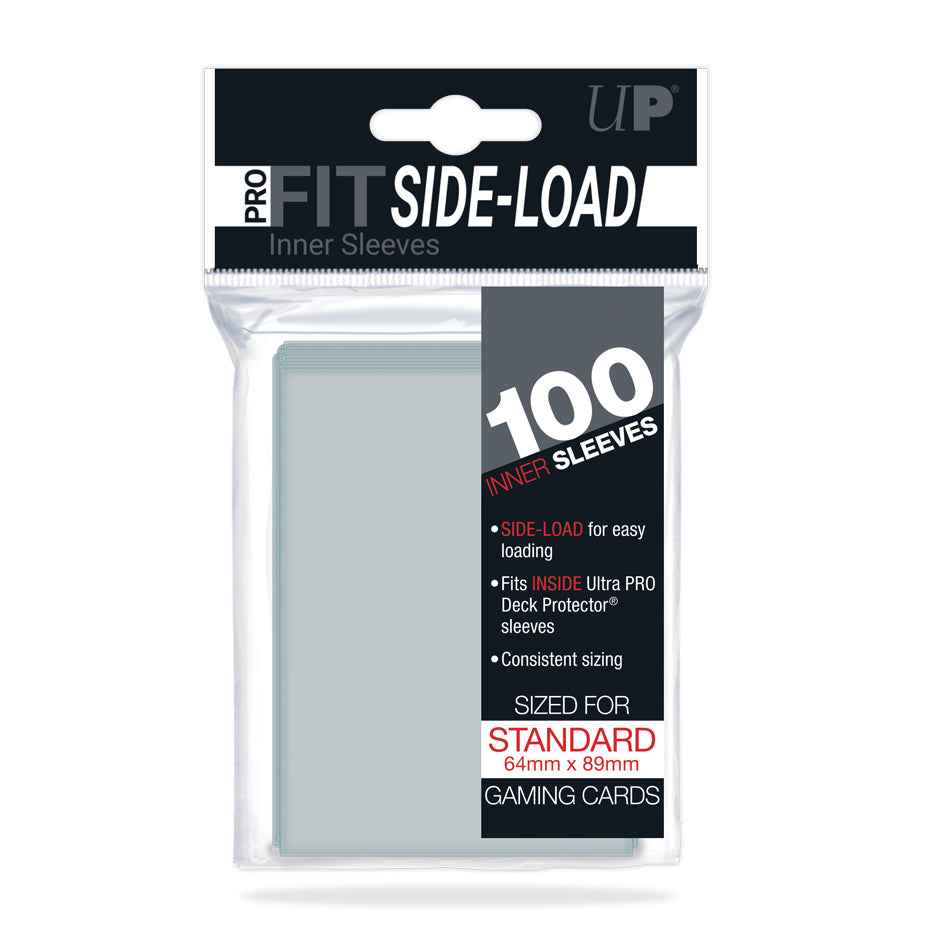 Ultra PRO PRO-Fit Side-Load Standard Deck Inner Sleeves (100ct) – UP84649