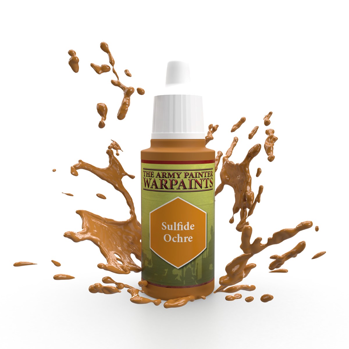 The Army Painter Warpaints: Sulfide Ochre 18 ml – paint bottle