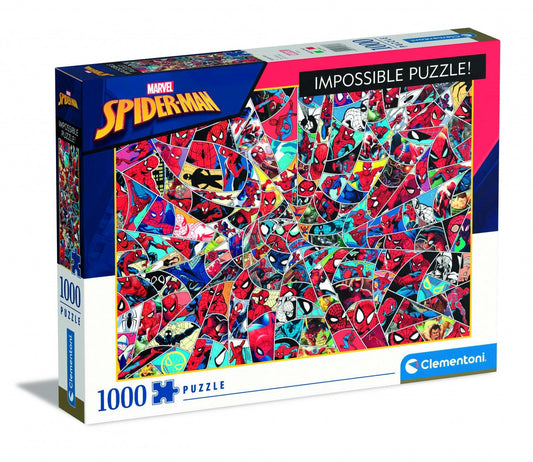 Clementoni Puzzle Spiderman Impossible Puzzle 1000 pieces – – HobbiXchange Christchurch NZ