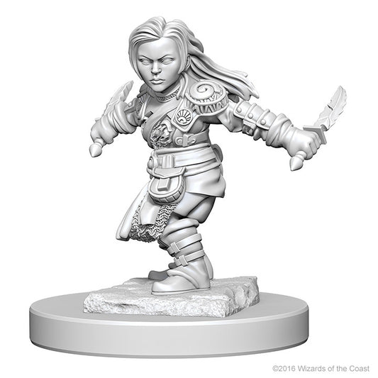D&D Nolzurs Marvelous Unpainted Miniatures Halfling Female Rogue
