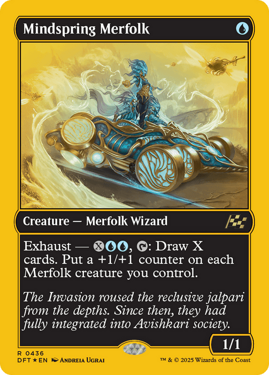 Mindspring Merfolk |  Foil (436) [Aetherdrift]