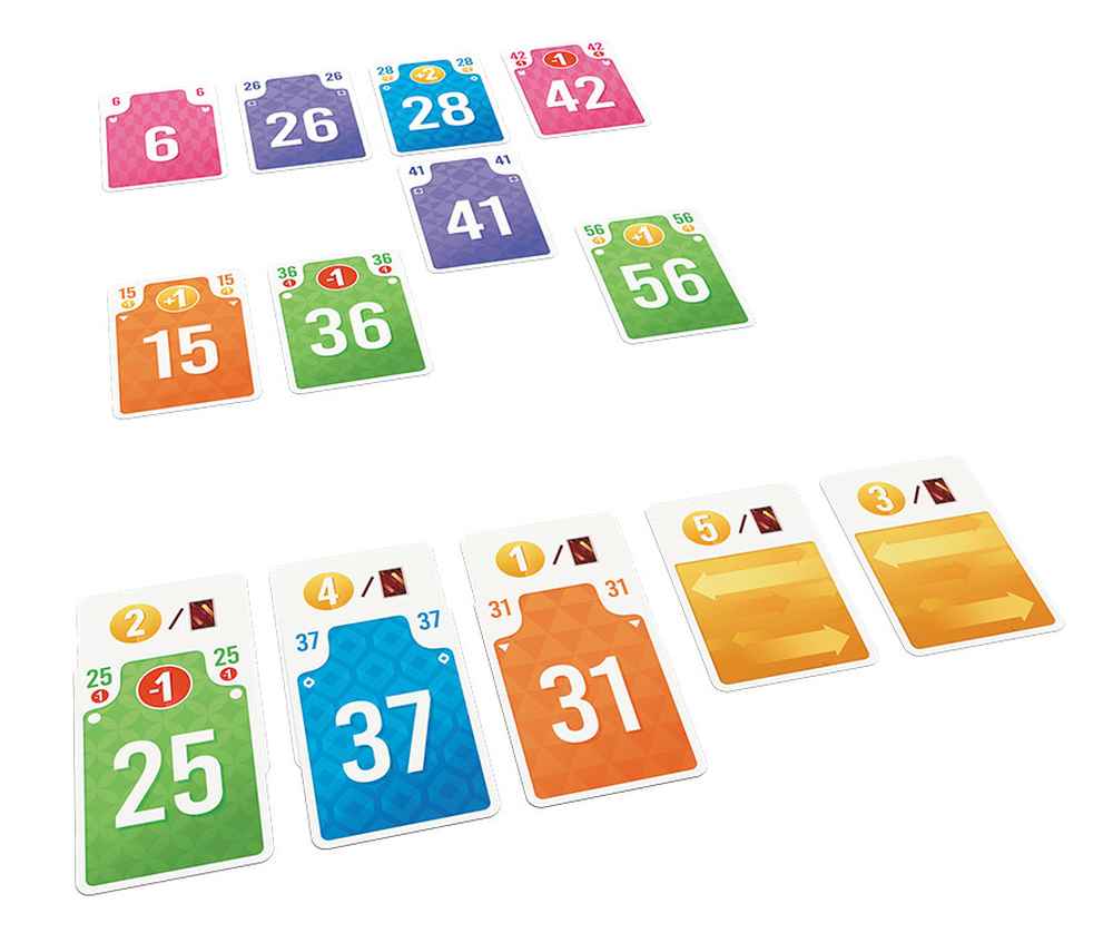 Mind Up! – numbered cards during play