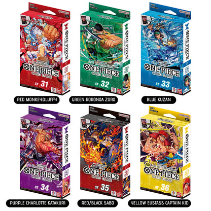 One Piece Card Game ST-31–ST-36 Starter Deck | One Piece TCG NZ