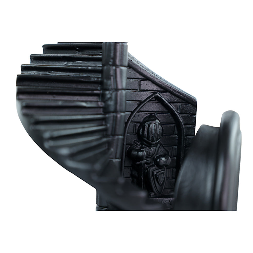 LPG Essentials See-Through Dice Tower – Black – dice tower steps and transparent side close-up
