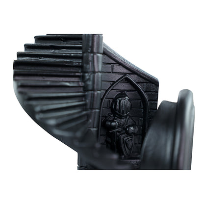 LPG Essentials See-Through Dice Tower – Black – dice tower steps and transparent side close-up