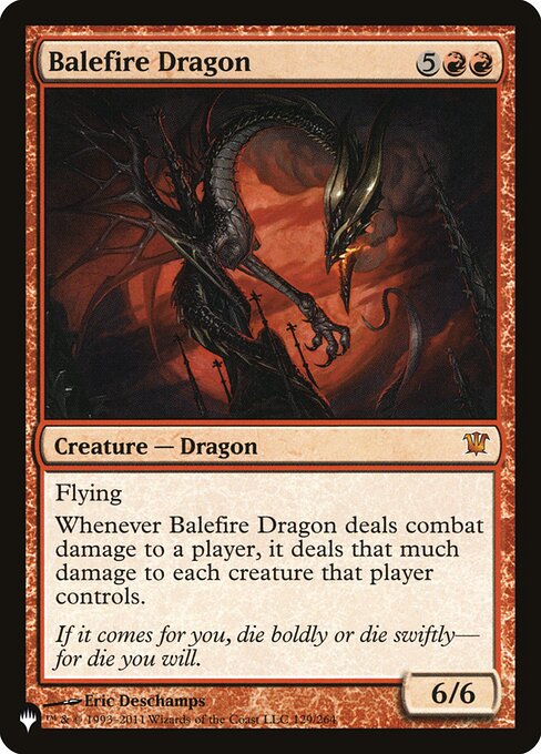 Magic the Gathering Balefire Dragon - HobbiXchange
