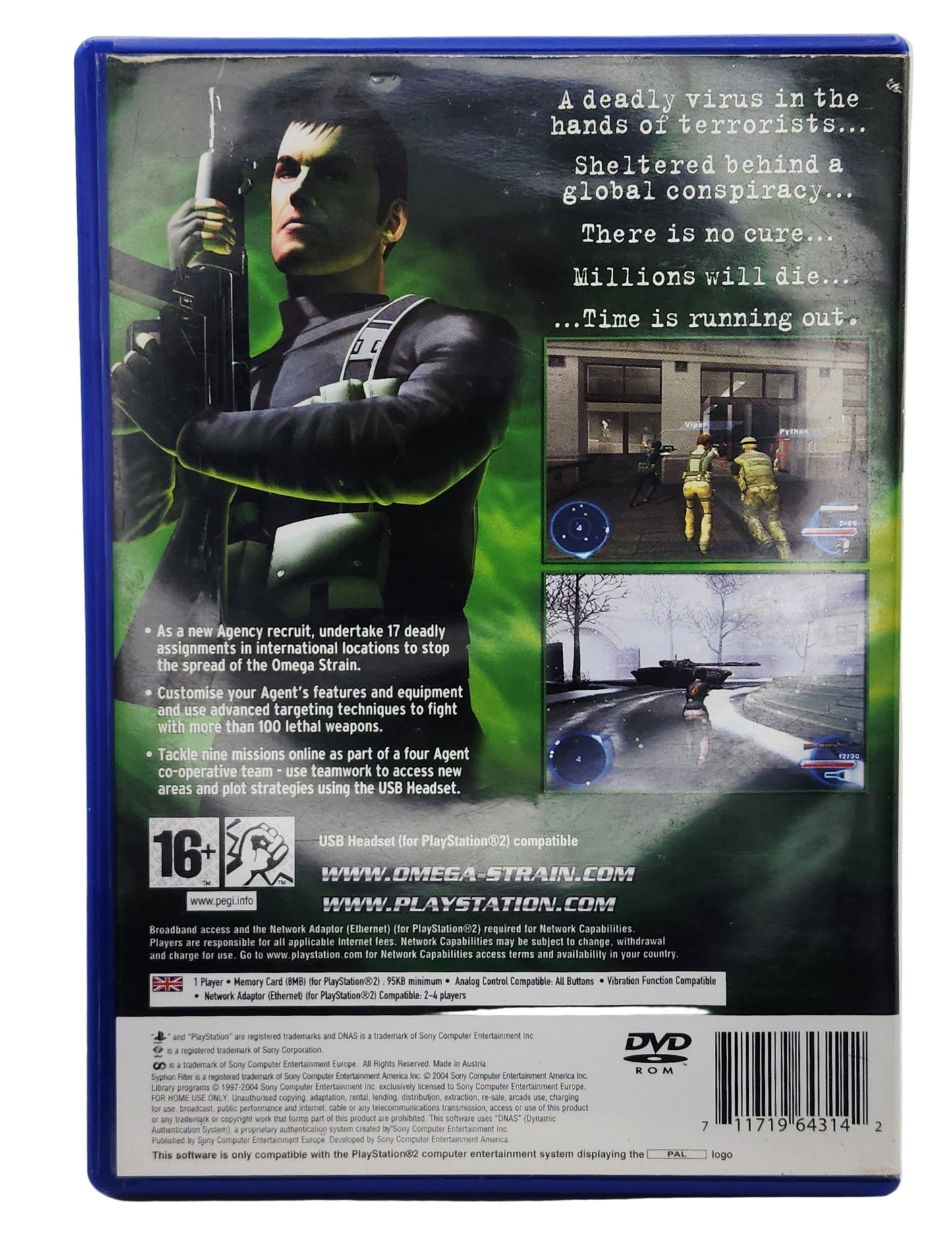 Syphon Filter: The Omega Strain – PlayStation 2 (PS2)