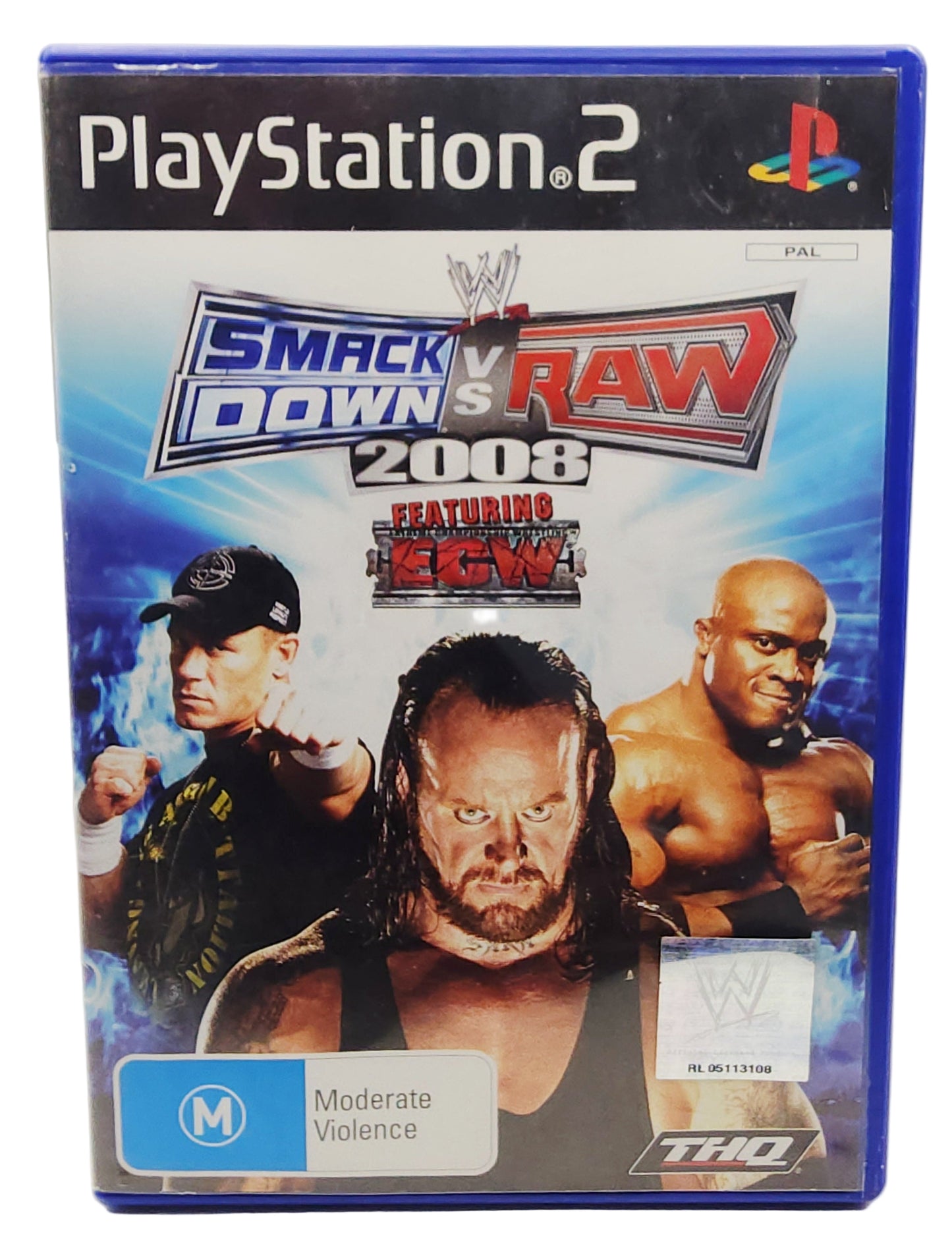 WWE SmackDown vs. Raw 2008 – PlayStation 2 (PS2)