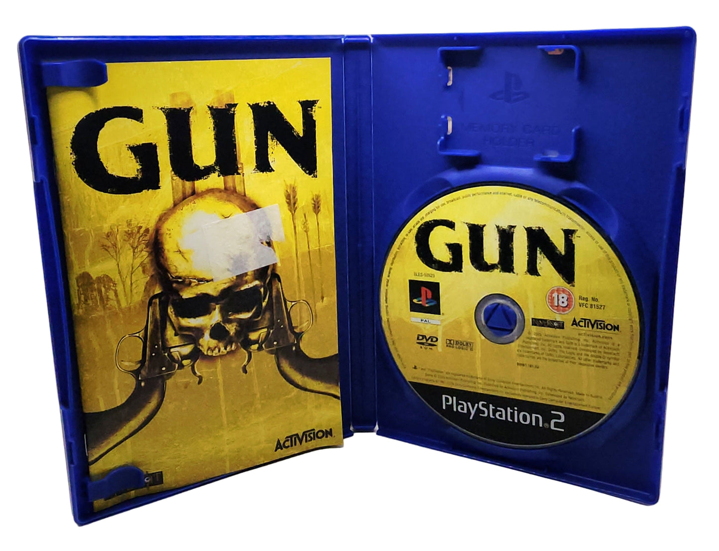 GUN – PlayStation 2 classic open-world western video game case