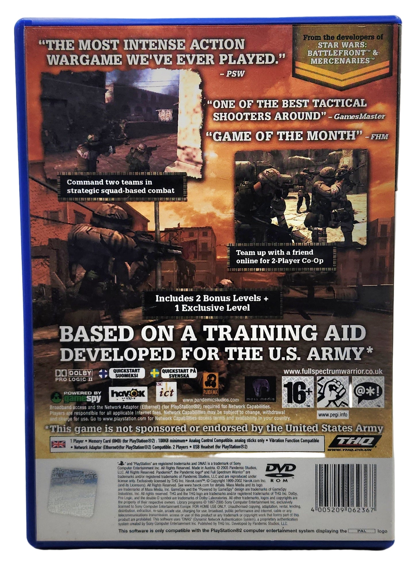 Full Spectrum Warrior – PlayStation 2 (PS2 Game)