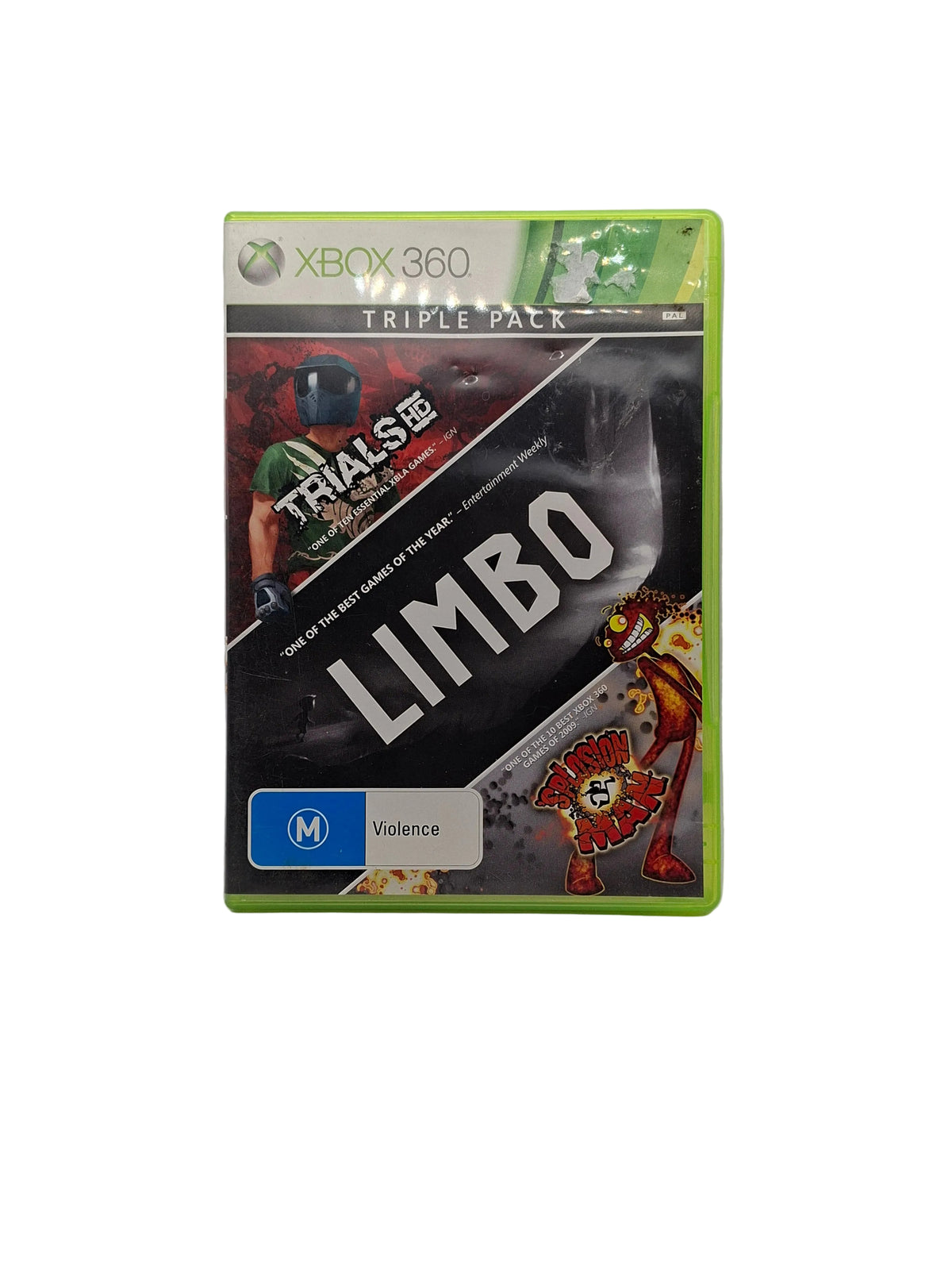 LIMBO, Trials HD, Splosion Man - Xbox 360