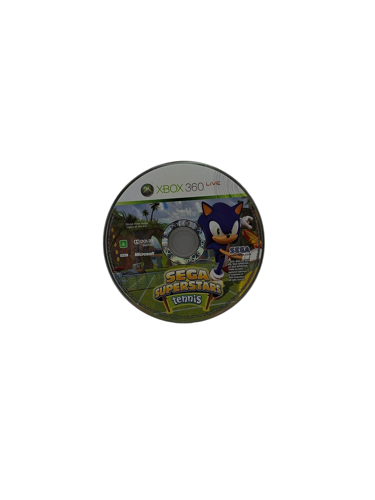 SEGA Superstar Tennis - Xbox 360 - DISC ONLY
