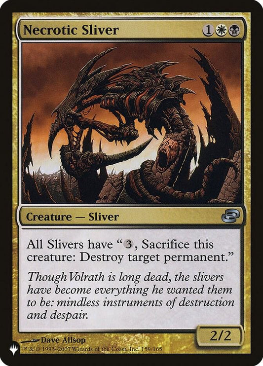 Magic the Gathering Necrotic Sliver - HobbiXchange