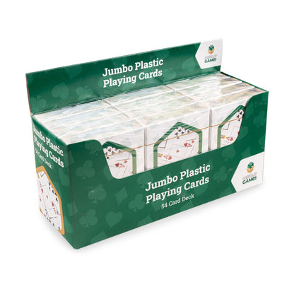 LPG Classics Playing Cards – Plastic Jumbo | Large Print Playing Cards | Durable & Easy-to-Read Deck for Poker, Bridge & Classic Card Games