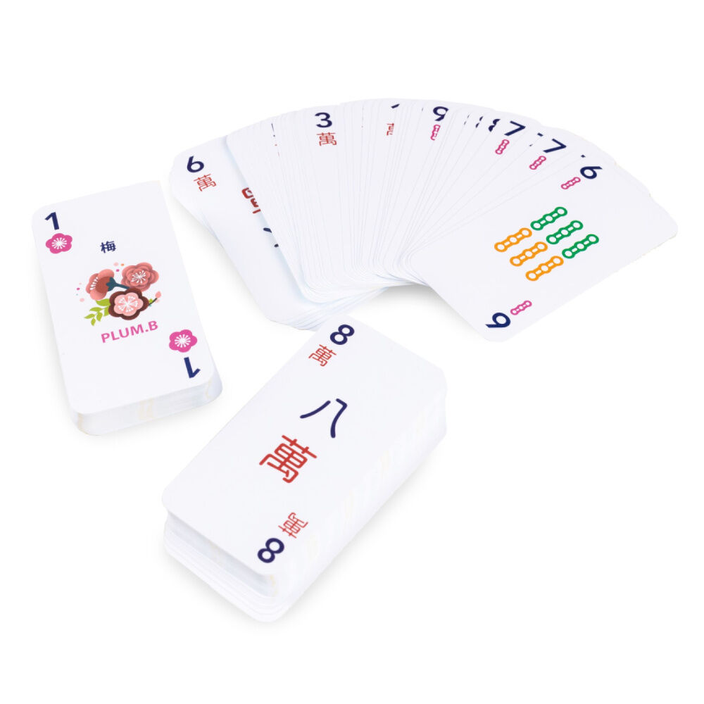 LPG Classics Mahjong Cards Gift Set – Plastic | American Mahjong Playing Cards | 152-Card Set with Jokers & Flowers | Durable & Travel-Friendly