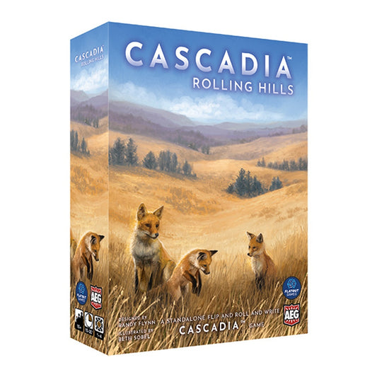 Cascadia: Rolling Hills – game box front