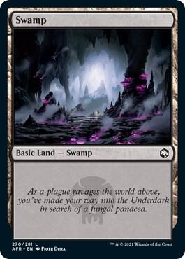 Magic the Gathering swamp (270) - HobbiXchange