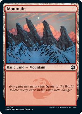 Magic the Gathering Mountain (275) - HobbiXchange