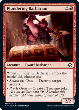Magic the Gathering Plundering Barbarian - HobbiXchange