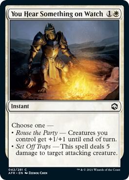 Magic the Gathering You Hear Something on Watch - HobbiXchange