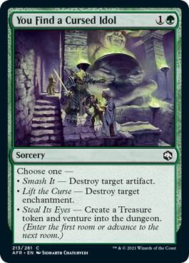 Magic the Gathering You Find a Cursed Idol - HobbiXchange