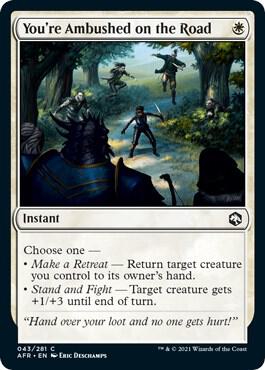 Magic the Gathering You're Ambushed on the Road - HobbiXchange