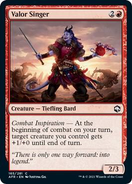 Magic the Gathering Valor Singer - HobbiXchange