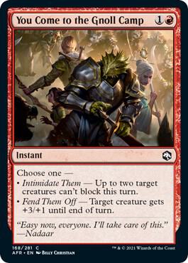 Magic the Gathering You Come to the Gnoll Camp - HobbiXchange