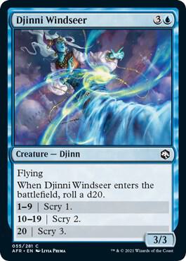 Magic the Gathering Djinni Windseer - HobbiXchange