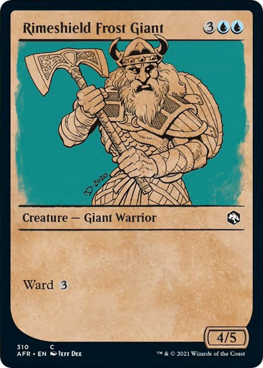 Magic the Gathering Rimeshield Frost Giant - HobbiXchange