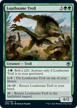 Magic the Gathering Loathsome Troll - HobbiXchange