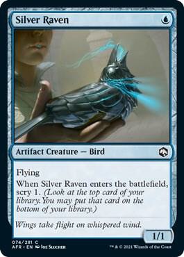Magic the Gathering Silver Raven - HobbiXchange