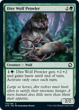 Magic the Gathering Dire Wolf Prowler - HobbiXchange