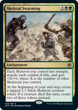 Magic the Gathering Skeletal Swarming - HobbiXchange