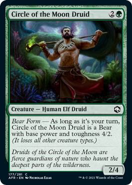 Magic the Gathering Circle of the Moon Druid - HobbiXchange