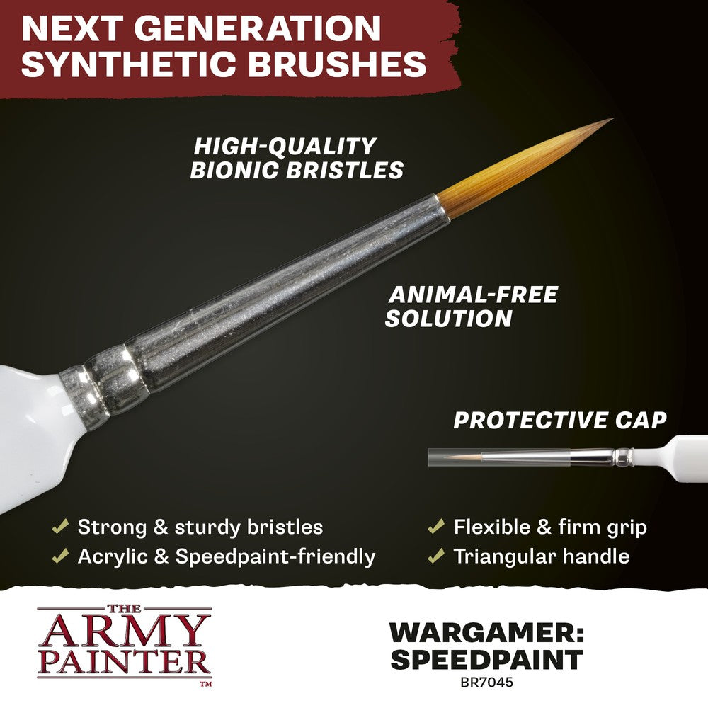 The Army Painter Wargamer: Speedpaint Brush – dimensions, features and use information