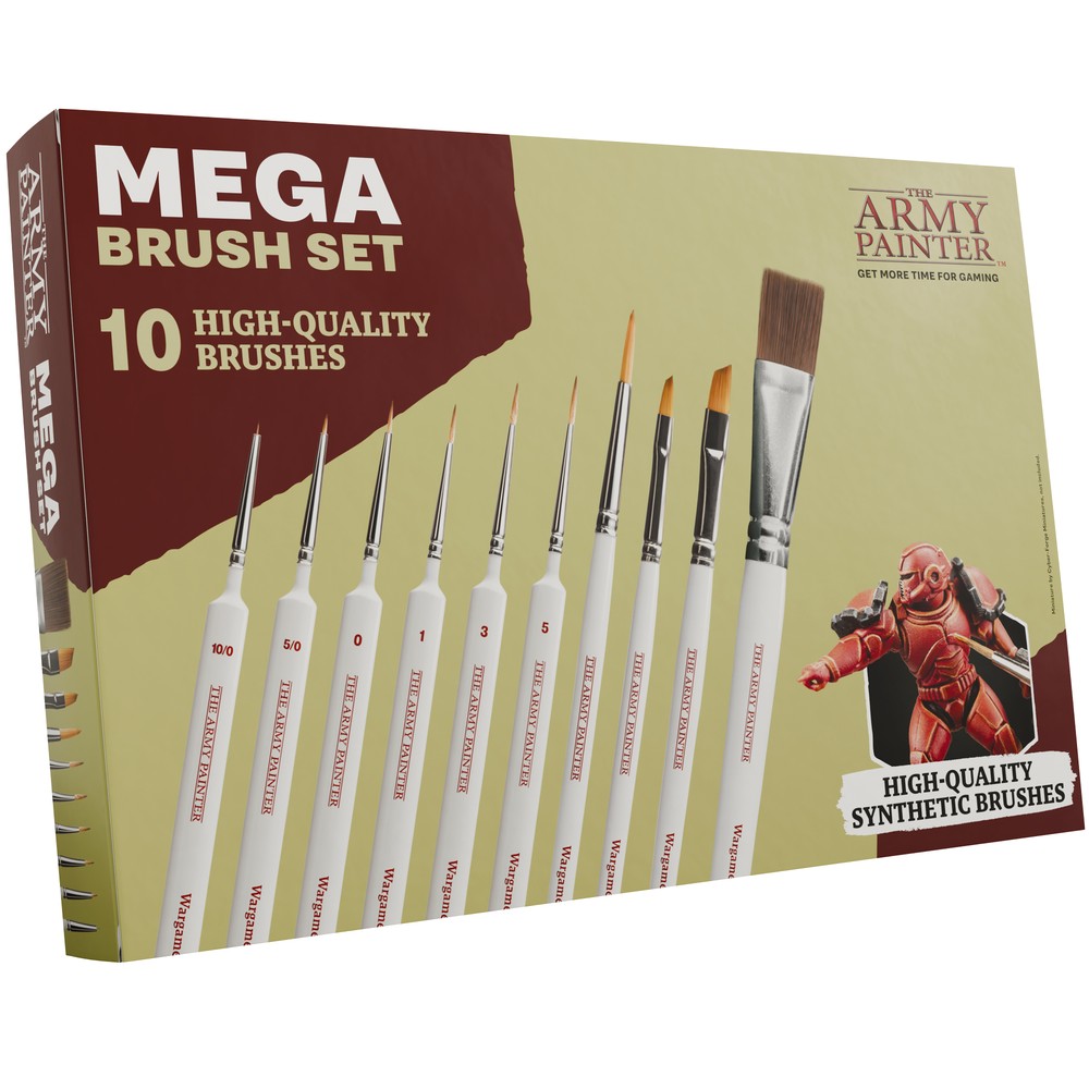 The Army Painter Mega Brush Set – product and packaging