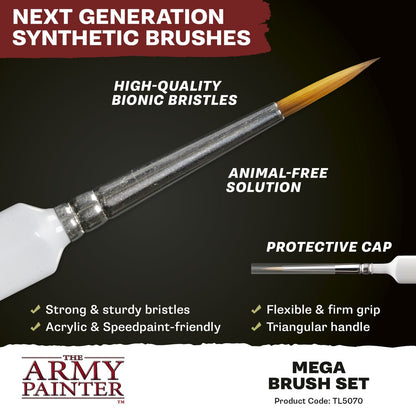 The Army Painter Mega Brush Set – contents and painting information