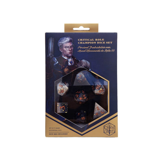 Darrington Press - Critical Role Champion Dice Set: Percival Fredrickstein Von Musel Klossowski